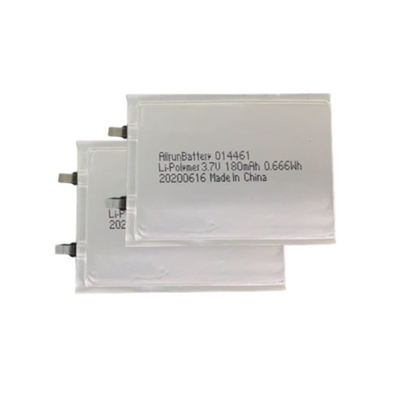 Slim LiPo Battery 3.7 V 180mAh Baterai Lithium Polymer Ultra Tipis 1mm