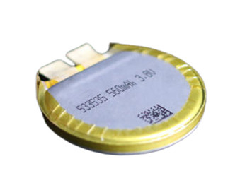 3.7V 560mAh Novel Bulat Baterai Lithium Ion Smart Watch 533535