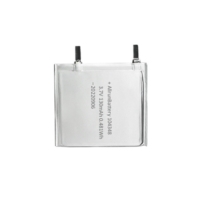 MP5 Player 3.7 V 130mAh Baterai LiPo Ultra Tipis Siklus Panjang 104348
