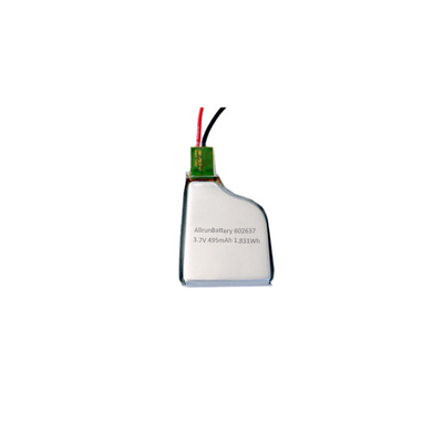 Isi Ulang Baterai LiPo Kustom 495mAh 3,7 V Baterai Lithium Polymer