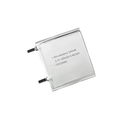 MP5 Player 3.7 V 130mAh Baterai LiPo Ultra Tipis Siklus Panjang 104348
