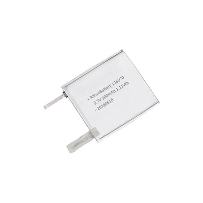 OEM 1C 3.7V 300mAh Baterai Lithium Polymer Ultra Tipis Untuk MP5 Player
