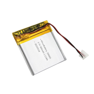 3.7V 300mAh Baterai LiPo Ultra Tipis Baterai Lithium Kustom 204050
