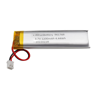 3.7V 1200mAh Paket Baterai Li-Polymer Kustom Ultra Sempit Untuk Perangkat Medis Portabel