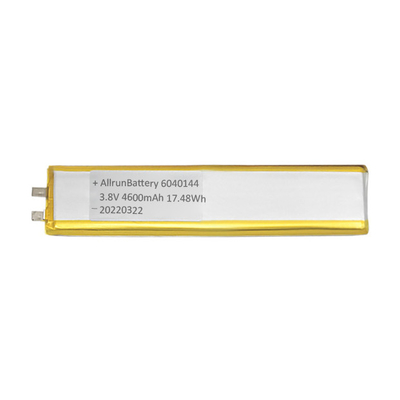 Stabilitas Baterai LiPo Kustom 4600mAh 3.8V Ultra Sempit Untuk Instrumen Deteksi