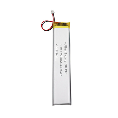 Baterai LiPo Kustom Ringan Ultra Sempit 1C 3.7V 1250mAh 602197