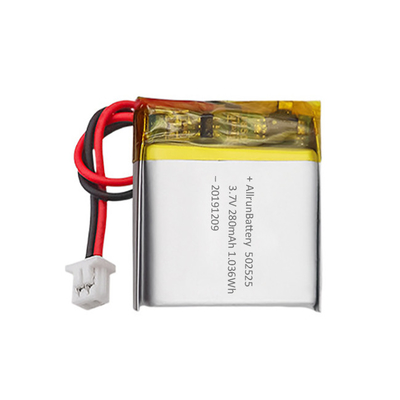 Baterai Lithium Medis Kustom Isi Ulang Baterai LiPo 3.7V 280mAh