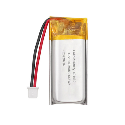 Baterai LiPo 3.7V 180mAh Kustom 1C Baterai Li Poly Isi Ulang