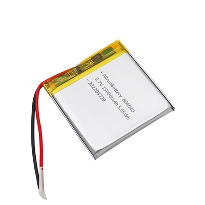 Baterai Polimer Lithium Persegi Panjang 1500mAh 3,7 V Baterai Poly Lithium