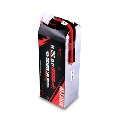 Perkakas Listrik Baterai LiPo Debit Tinggi 25C 22.2V 6S 16000mAh
