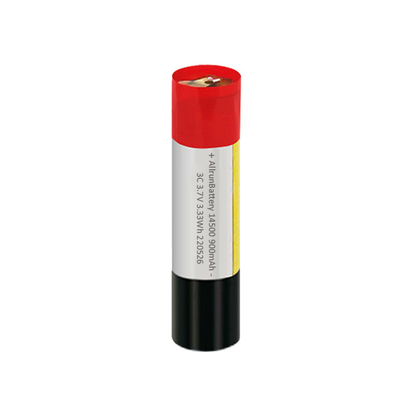 Baterai LiPo 3C Silinder Khusus Baterai Polimer Li 3,7 V 900mAh