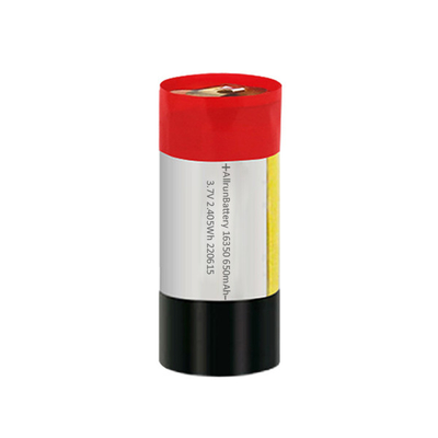 Baterai Lipo Kustom Silinder 650mah 3.7v Li Polymer Battery 16350
