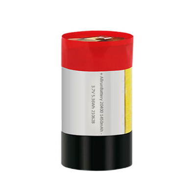 Baterai LiPo Silinder Ringan 1450mAh Baterai Polimer 3,7 V Li