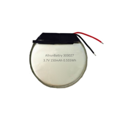 GPS Stable Round LiPo Battery 3.7 V 150mah Baterai Lithium Polymer Kustom