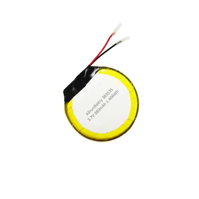 Kustom 3.7 V 380mAh Baterai LiPo Putaran Baterai Isi Ulang Lithium Polymer