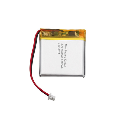 Paket Baterai IoT Ringan 3.7V 460mAh Paket Baterai LiPo Persegi Isi Ulang