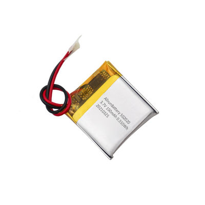 Paket Baterai LiPo Persegi Isi Ulang 3,7 V 150mAh yang Kuat 502020