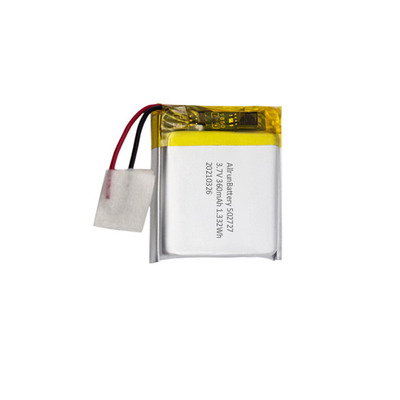PCM Berbentuk Persegi Baterai Isi Ulang Baterai LiPo 3,7 V 360mAh