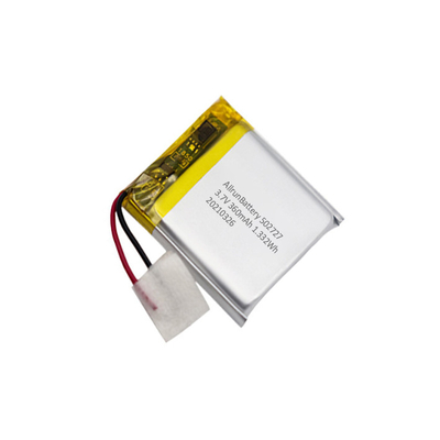 PCM Berbentuk Persegi Baterai Isi Ulang Baterai LiPo 3,7 V 360mAh