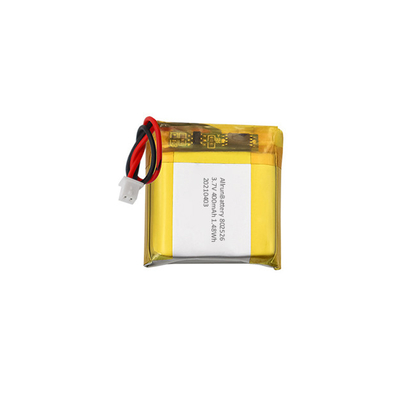 Baterai Berbentuk Persegi Kuat Paket Baterai LiPo 3.7V 400mAh
