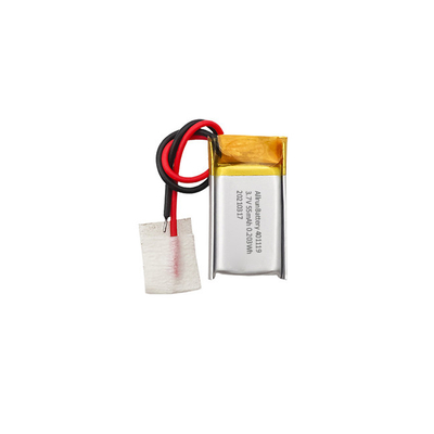 1C 55mAh 3,7 V Baterai Li Poly Kecil 401119 Untuk Perangkat Cerdas IoT