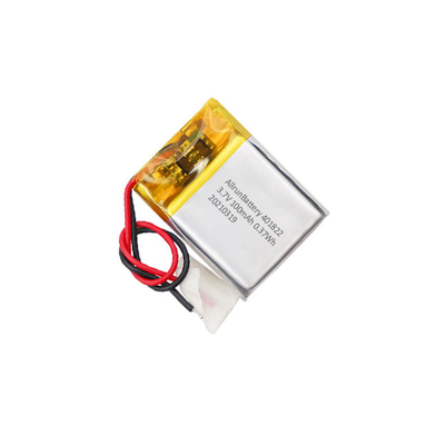 Baterai LiPo Mini Kuat 3,7 V 100mAh Baterai Polimer Lithium Ultra Kecil