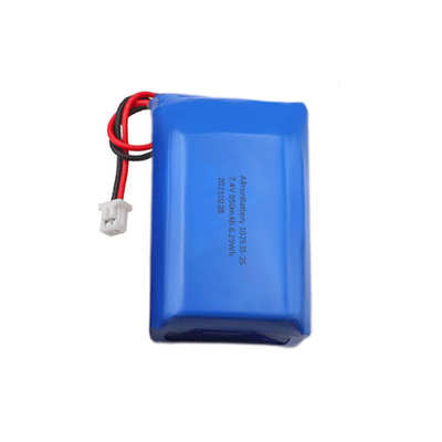 Paket Baterai Litium 2S1P Baterai Polimer Litium 7,4 V 850mAh yang Kuat