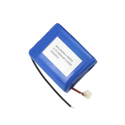 Paket Baterai Lithium Kustom 183035 Baterai Li Ion 3.7 V 1600mah