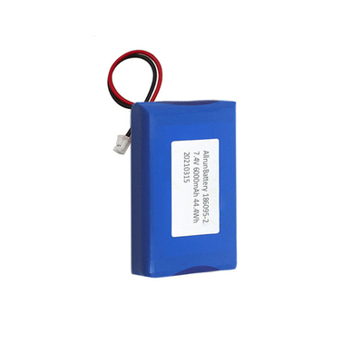 Paket Baterai Polimer Lithium 2S1P 6000mAh 7.4 V 6000mAh Baterai LiPo