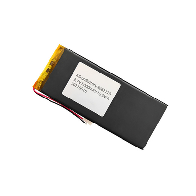Baterai Lithium Polimer Ringan 3,7 V 5000mAh Baterai Lithium Isi Ulang