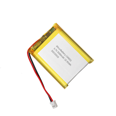 Kustom 3.7V 3500mAh Baterai Berbentuk Persegi Panjang / Baterai LiPo 134055