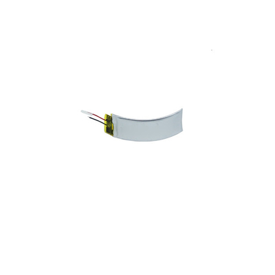 Baterai LiPo Melengkung Isi Ulang Siklus Tinggi 3,7 V 45mAh 401629