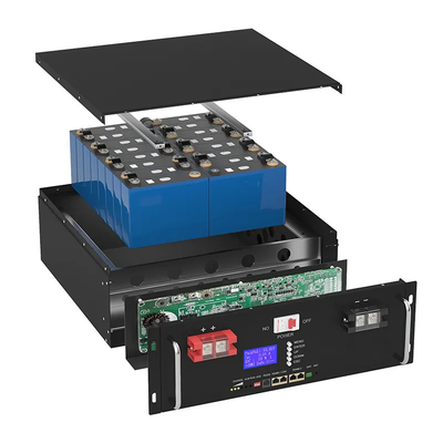 Baterai LiFePO4 Kustom Powerwall Sistem Energi Surya Baterai LiFePO4 48V 100Ah