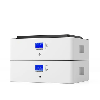 Paket Baterai Penyimpanan Energi 51.2V 100Ah 5.12 KWh Paket Baterai Stackable BMS Kustom